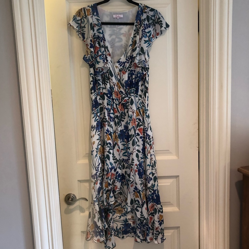 Parker Flowy Ruffle Dress